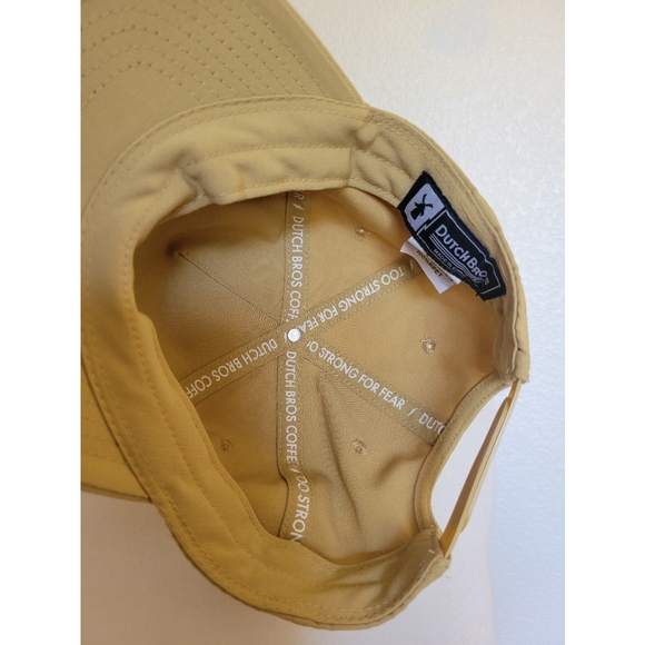Mens Dutch Bros snapback in tan color - Picture 3 of 5